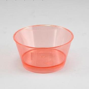 Coloured Clear Plastic Square Mousse Ice Cream Dessert Cup Five Color Choice For Party