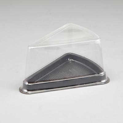BPA Free Black Base Disposable Sandwich Salad Clear Box Container