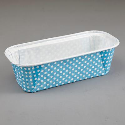 Rectangle Disposable Ripple Wall PET Film For Baking Bread Cupcake Tray Food Packing