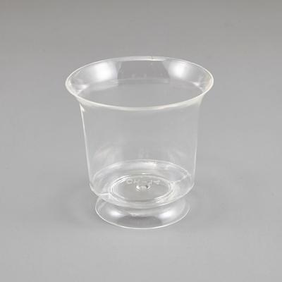 Clear Plastic Mini Flared Mousse Cup  BLACK CHERRY ICE CREAM ADVERTISING