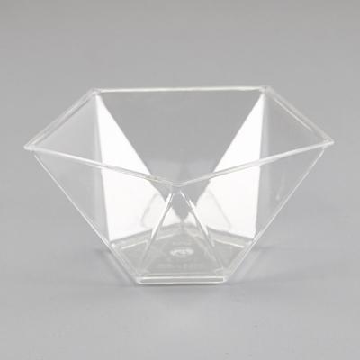 Pentagram Style Clear Plastic Dessert Cups Mousse Jelly Cup Wedding