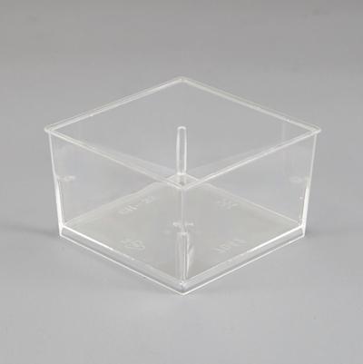 Square Clear Plastic Cups for Mousse,Dessert Cups 145ml