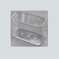 PS Plastic Jars transparent Pot  Food Containers with Clear Lid