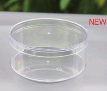 HoChong-Find Ps Plastic Jars Round Transparent Pot Food Containers With Clear Lid