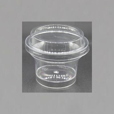 3-Ounce Mini Plastic Disposable Portion Cups Jello Shot Cup Containers Sauce Cups Souffle Cups with Lids for Shots, Salad