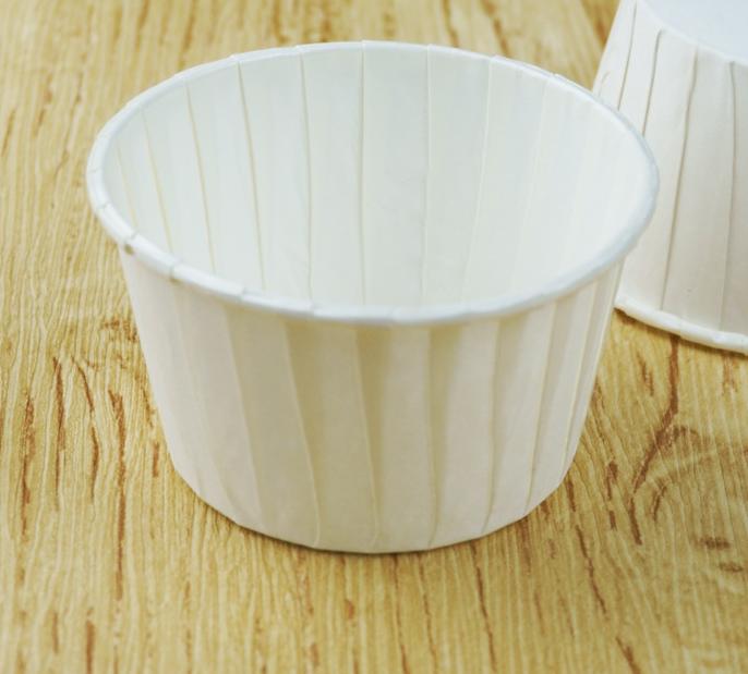 HoChong-4 Oz Food-grade Disposable Paper Souffle Cups Paper Baking Cup Cupcake Liners Muffin Cups-2