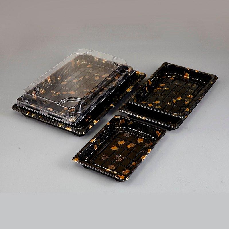 HoChong-Best Recycled Black Base Durable Platter Cake Sushi Packing Container With-1